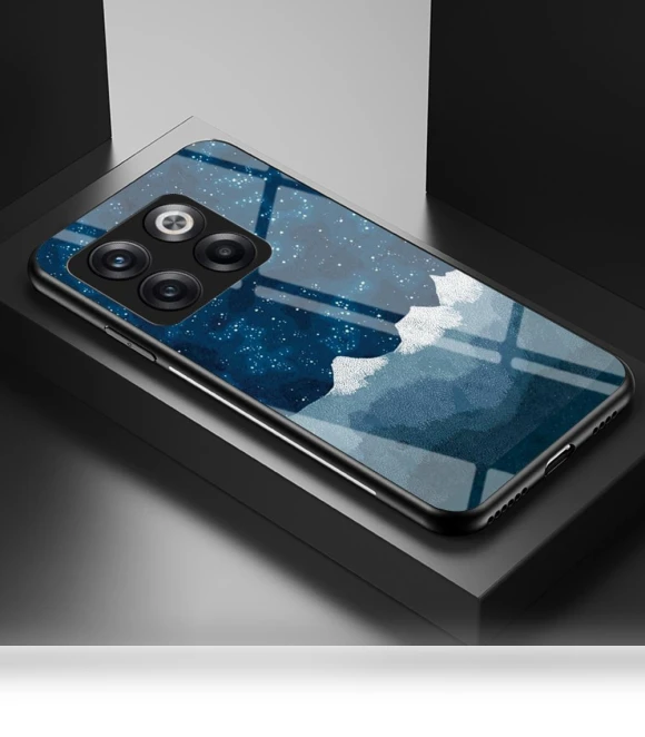 Bump Proof Starry Sky Pattern Design Tempered Glass Case — Bumpers, Smartwatch 2025