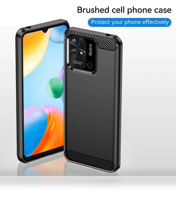 Carbon Fiber Texture Brushed Surface TPU Back Cover — Back Covers, Smartwatch 2025