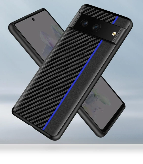 Carbon Fiber Texture Splicing Ultra-Slim Case — Basic Cases, Smartwatch 2025