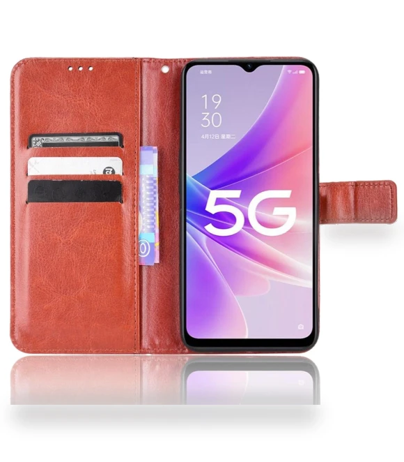 Crazy Horse Texture PU Leather Phone Case — Flip Cases, Smartwatch 2025