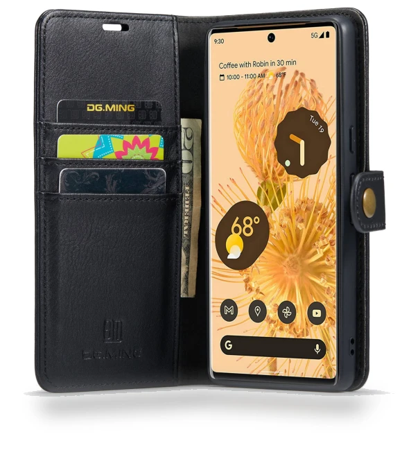 Detachable 2-in-1 Phone Case Split Leather Wallet Stand — Basic Cases, Smartwatch 2025