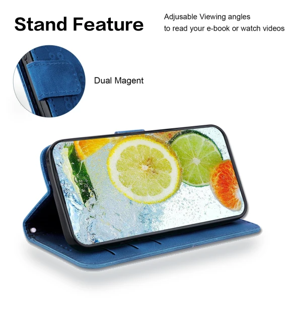 Double 8-Shape Imprint Cover Anti-drop Leather Stand Wallet Phone Case — Phone Accessories, Smartwatch 2025