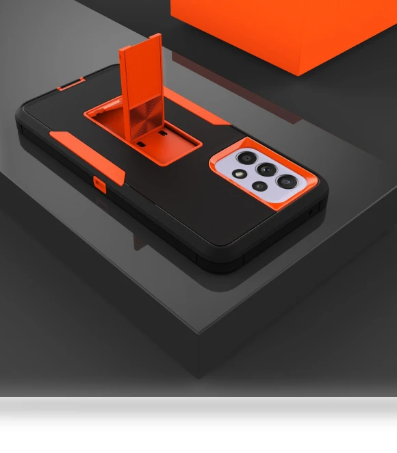 Drop Proof PC+TPU Hybrid Phone Cover with Integrated Kickstand — Phone Accessories, Smartwatch 2025