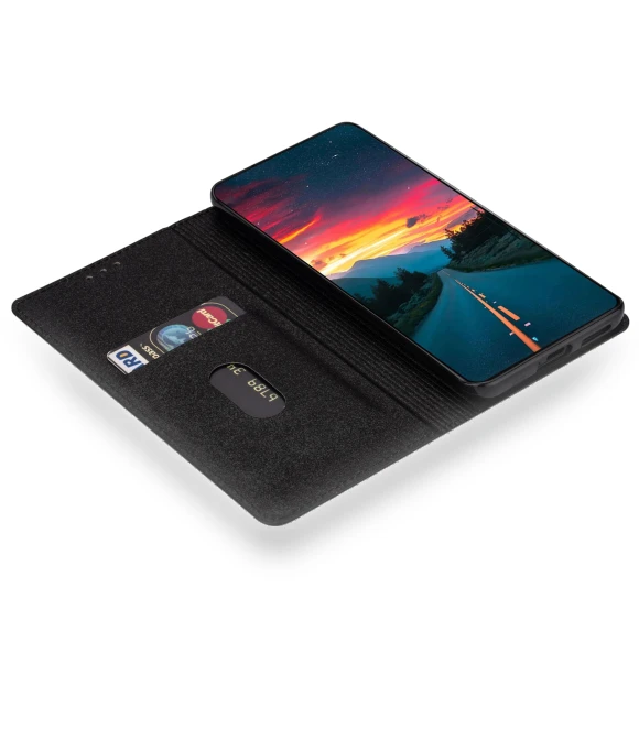 Glitter Bling PU Leather Magnetic Auto-absorbed Case Card Holder Stand Slim Flip Phone Cover — Phone Accessories, Smartwatch 2025