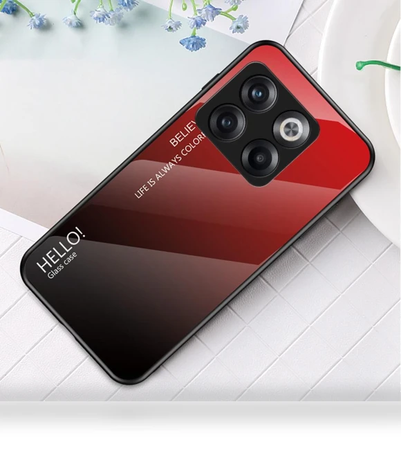 Gradient Color Tempered Glass Phone Case — Screen Protectors, Smartwatch 2025