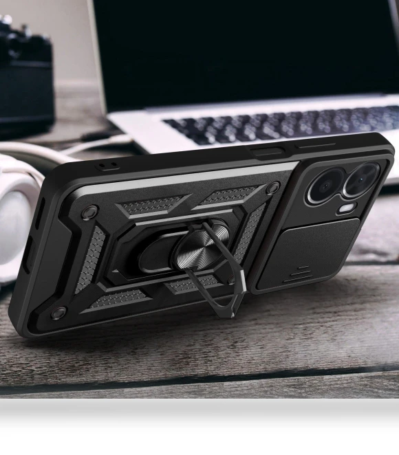 Hybrid Cover with Ring Kickstand Phone Case — Screen Protectors, Smartwatch 2025