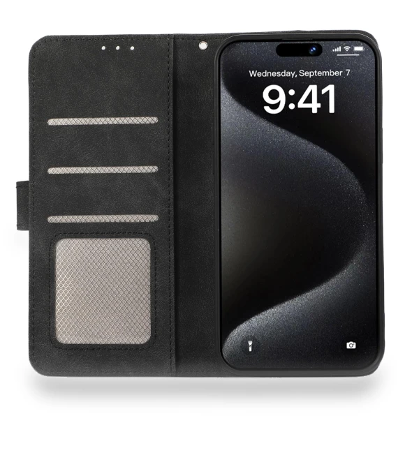 Leather Case RFID Blocking Anti-Scratch Wallet Phone Cover — Basic Cases, Smartwatch 2025