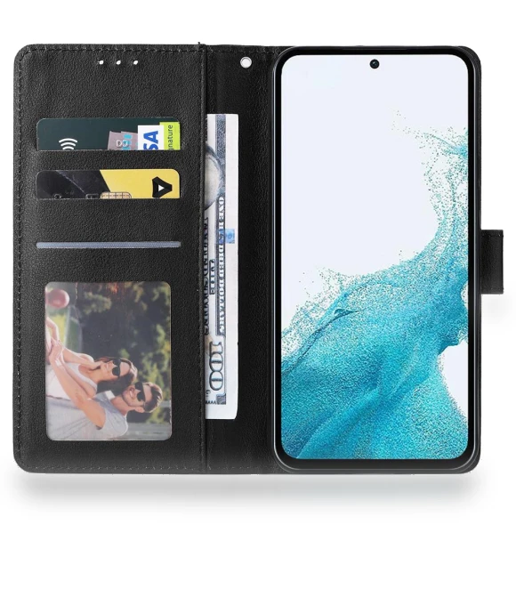 Leather PU Flip Wallet Case with Stand — Flip Cases, Smartwatch 2025