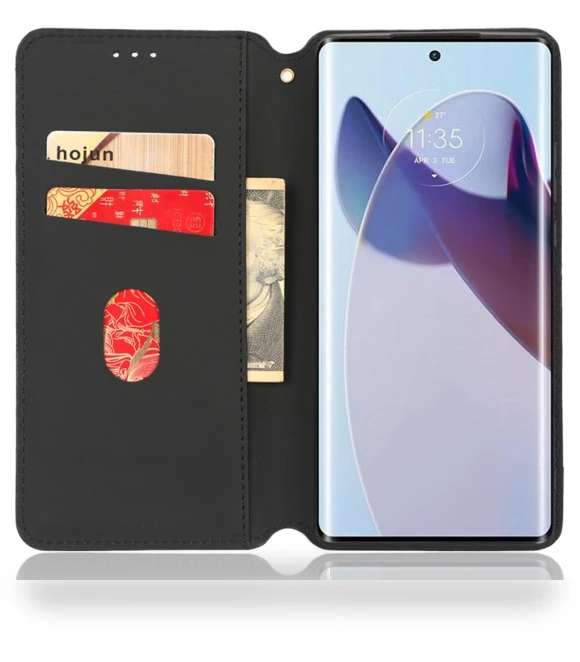 Leather Wallet Case with Diamond Pattern — Flip Cases, Smartwatch 2025