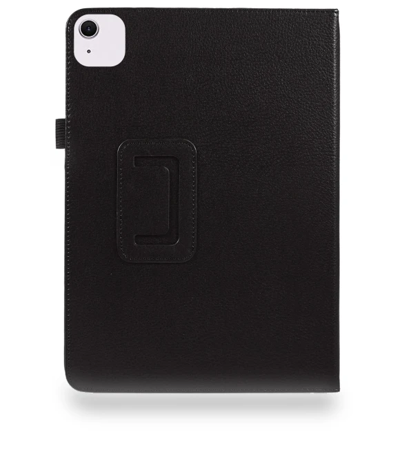 Litchi Texture Leather Tablet Cover with Bi-Fold Stand — Protective Cases, Smartwatch 2025