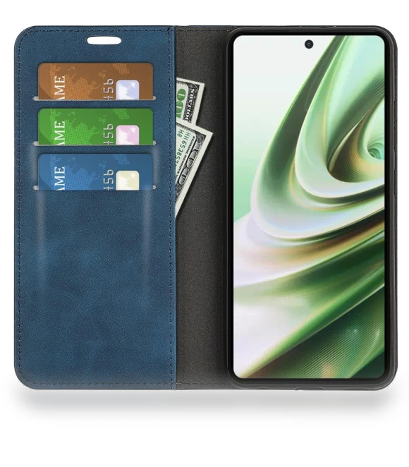 Magnetic Auto-Closing Book Case with Leather Feel and Stand — Phone Accessories, Smartwatch 2025
