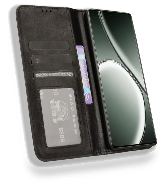Magnetic Case Retro PU Leather Drop-Resistant Phone Cover — Basic Cases, Smartwatch 2025