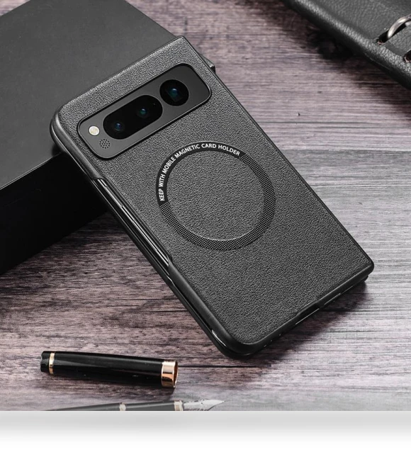 Magnetic Phone Case Leather Coated PC Cover — Basic Cases, Smartwatch 2025