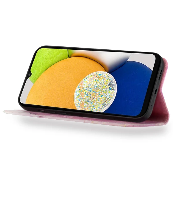 Marble Pattern Leather Phone Cover with Strap — Bumpers, Smartwatch 2025
