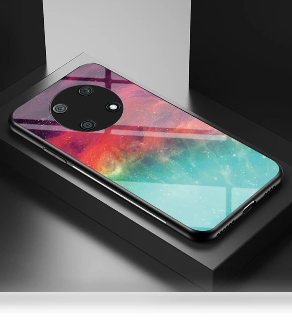Painting Starry Sky Pattern Tempered Glass Case — Phone Accessories, Smartwatch 2025