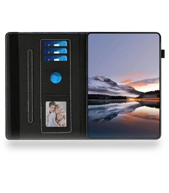 Pattern Leather Tablet Cover with Auto Sleep/Wake — Keyboard Cases, Smartwatch 2025