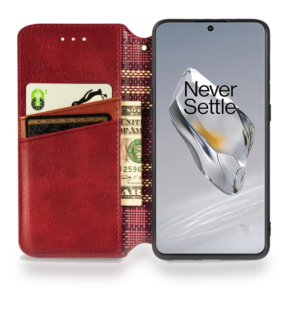 PU Leather Case with Diamond Imprint and Wallet Stand — Phone Accessories, Smartwatch 2025
