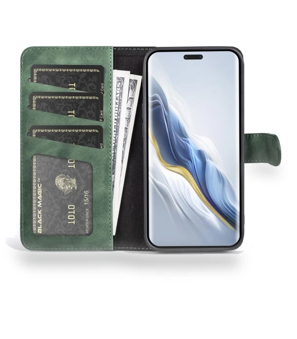 PU Leather Color Splicing Wallet Phone Cover — Smartwatch Protectors, Smartwatch 2025
