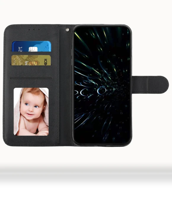 PU Leather Flip Book Stand Protective Phone Cover — Basic Cases, Smartwatch 2025