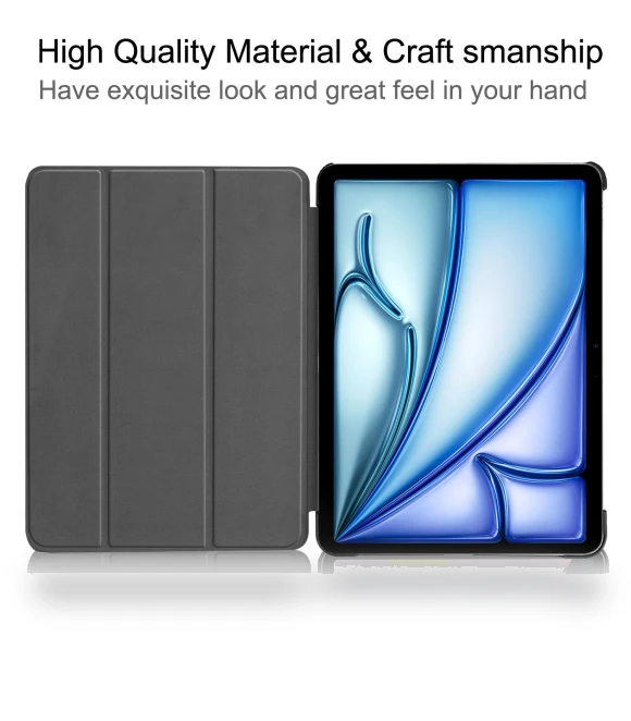 PU Leather Protective Tri-Fold Stand Smart Cover — Protective Cases, Smartwatch 2025