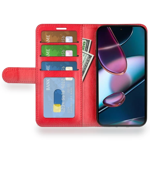 PU Leather Shell Crazy Horse Texture Wallet Stand Case — Flip Cases, Smartwatch 2025