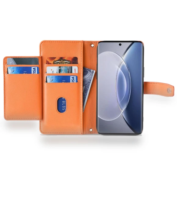 PU Leather Stand Case with Zipper Pocket — Phone Accessories, Smartwatch 2025