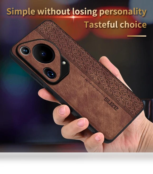 PU Leather+TPU Imprinted Pattern Anti-Slip Grip Phone Cover — Screen Protectors, Smartwatch 2025