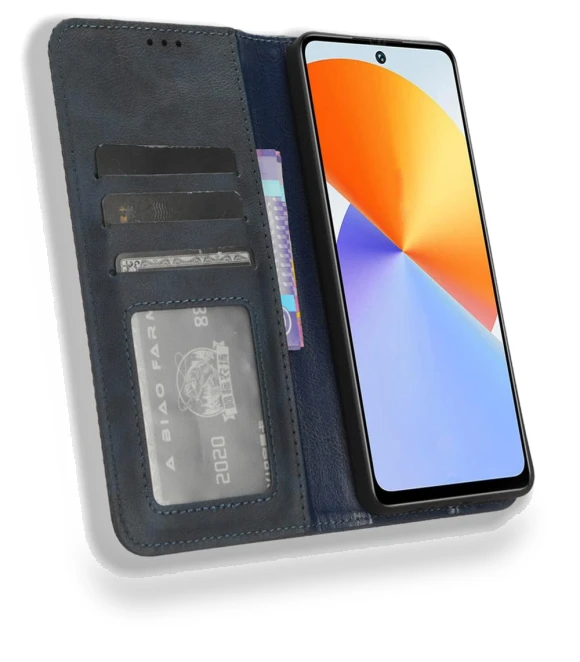 Retro PU Leather Stand Wallet Cover — Phone Accessories, Smartwatch 2025