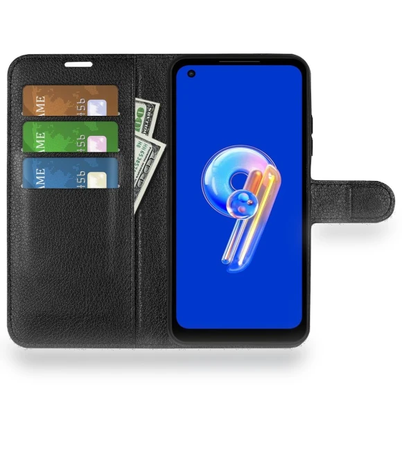 Shockproof Litchi Texture Folio Flip Phone Case — Phone Accessories, Smartwatch 2025