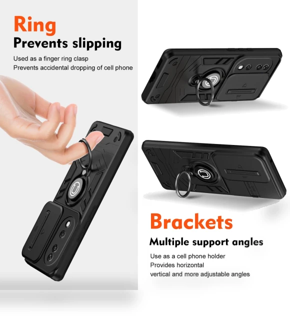 Smart Case Lens Shield Kickstand Phone Cover — Smartwatch Protectors, Samrtwatch Bands Straps