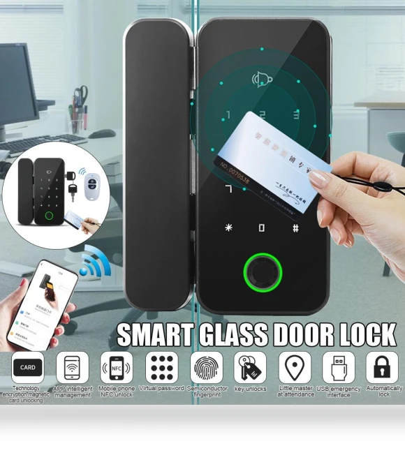 Smart Fingerprint Biometric Digital Code Card Password Lock — Biometric Security, Decor Dream
