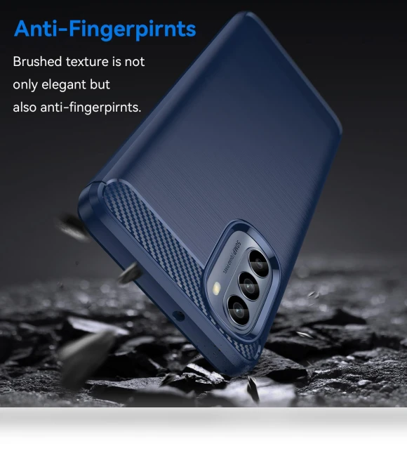 Soft TPU Phone Case Carbon Fiber Texture Brushed Cell Phone Cover — Basic Cases, Smartwatch 2025