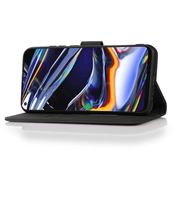 Textured PU Leather Phone Case with Magnetic Clasp and Foldable Stand — Flip Cases, Smartwatch 2025