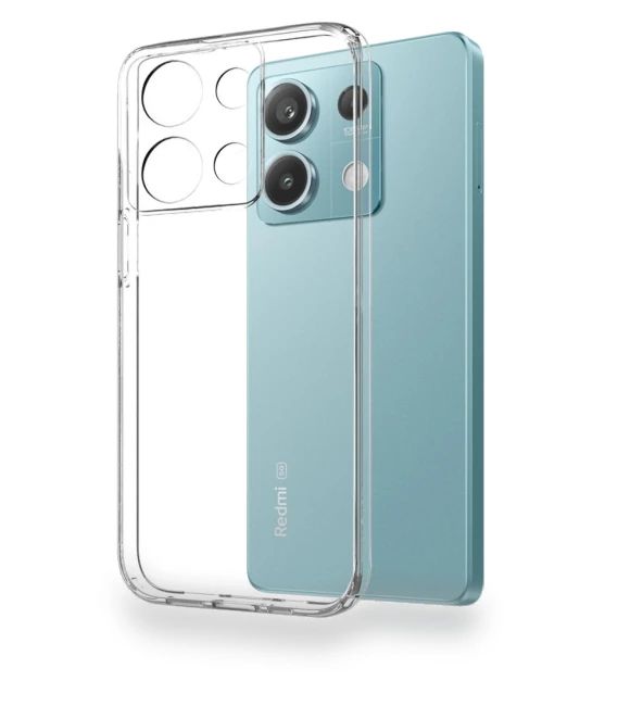 TPU Slim-Fit Back Phone Cover with Tempered Glass Film Transparent — Screen Protectors, Smartwatch 2025