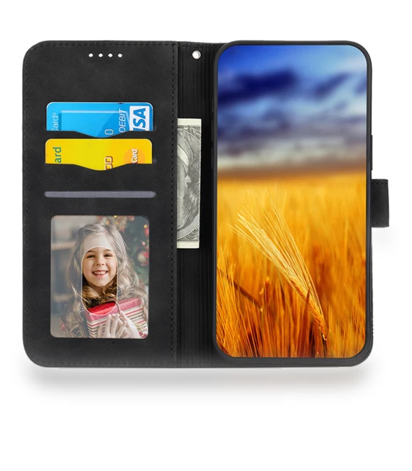 Wallet PU Leather Phone Case with Stand — Smartwatch Protectors, Smartwatch 2025
