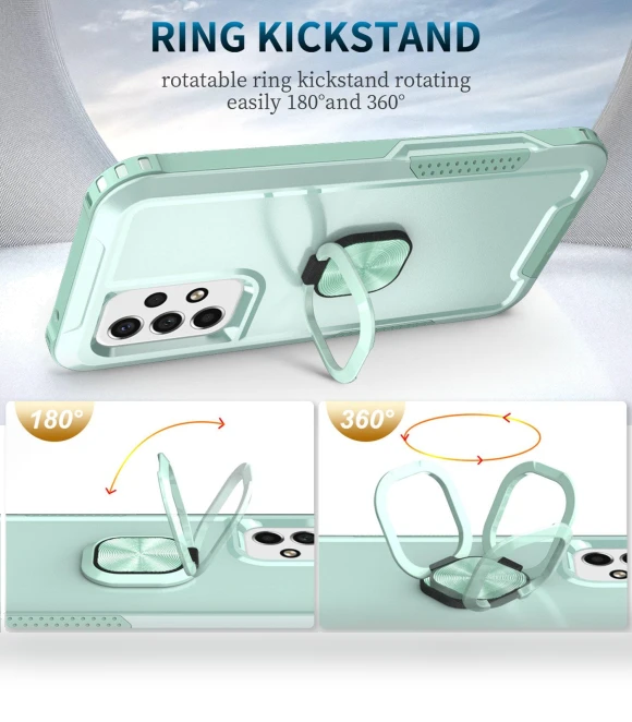 Anti-drop Phone Cover with Rotatable Ring Holder — Phone Accessories, Smartwatch 2025