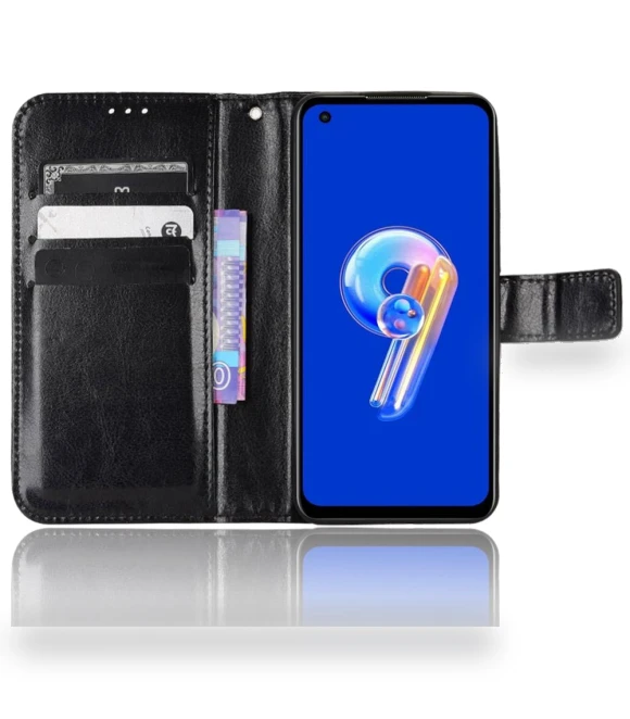 Anti-scratch Crazy Horse Texture Phone Case Stand with Strap — Phone Accessories, Smartwatch 2025