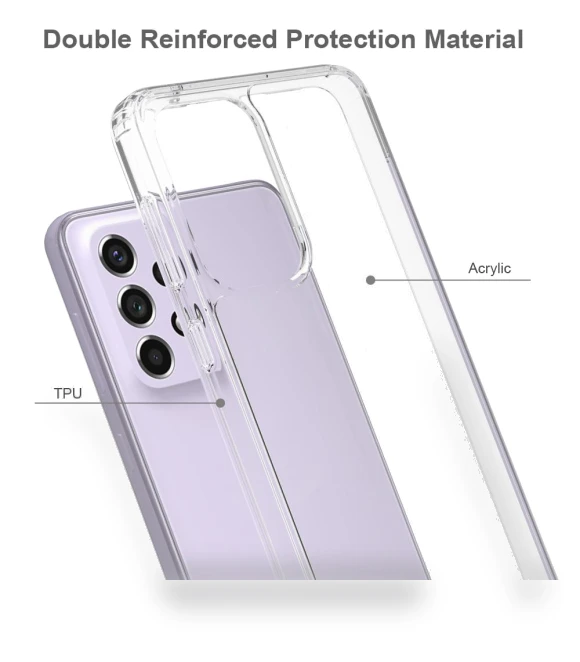 Clear Phone Cover Hard Acrylic+Soft TPU — Screen Protectors, Smartwatch 2025
