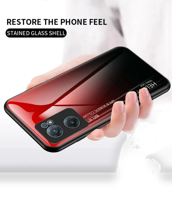 Color Gradient Tempered Glass Back Case — Protective Covers, Smartwatch 2025