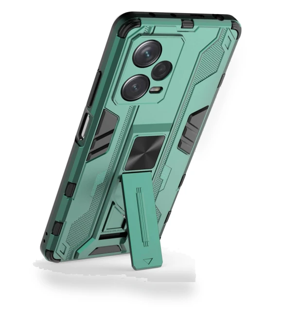 Dual Layer Shock-Absorption Phone Case with Kickstand — Phone Accessories, Smartwatch 2025