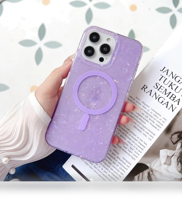 IMD Shell Pattern TPU+PC Phone Case — Phone Accessories, Smartwatch 2025