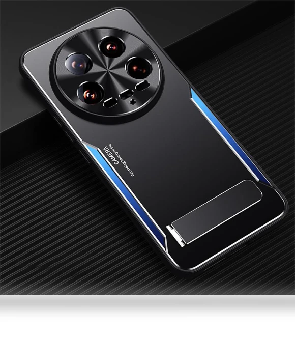 Kickstand Aluminum Alloy+TPU Hybrid Phone Cover Protector — Smartwatch Protectors, Smartwatch 2025