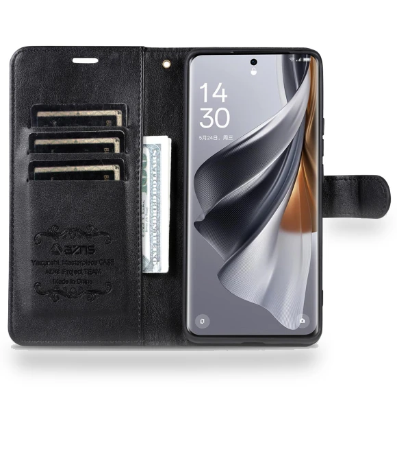 Leather Case Magnetic Clasp Wallet Stand Phone Cover — Basic Cases, Smartwatch 2025
