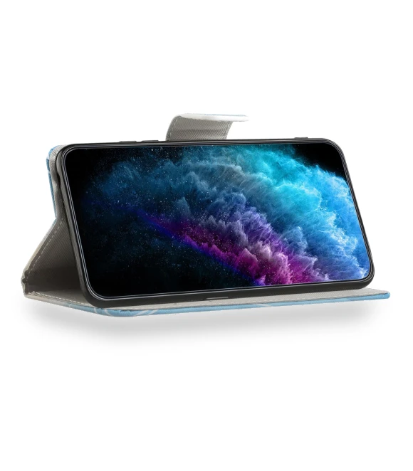 Leather Case with Cross Texture Wallet Stand — Phone Accessories, Smartwatch 2025