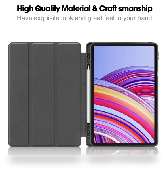 Leather Tablet Case with Stand and Stylus Slot — Protective Cases, Smartwatch 2025