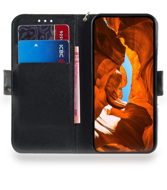 Leather Wallet Phone Case with Strap — Flip Cases, Smartwatch 2025
