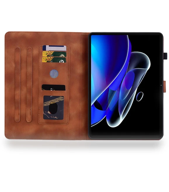 Lily Flower Imprint Leather Tablet Cover — Protective Cases, Smartwatch 2025