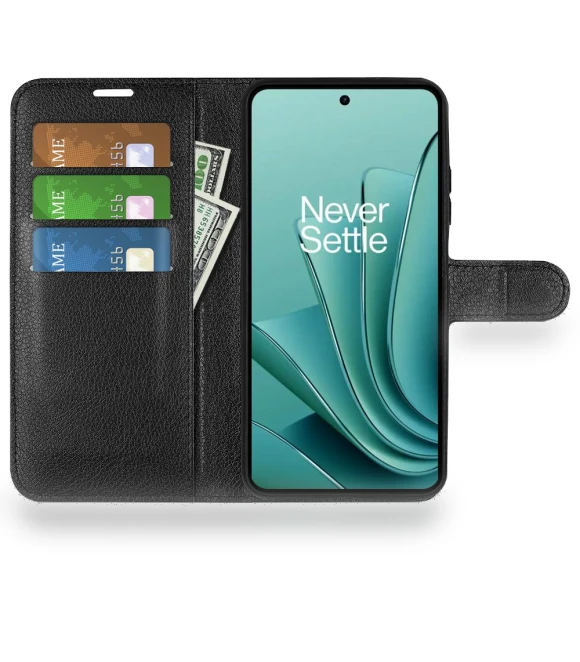 Litchi Texture Wallet PU Leather Phone Case Stand Cover — Phone Accessories, Smartwatch 2025
