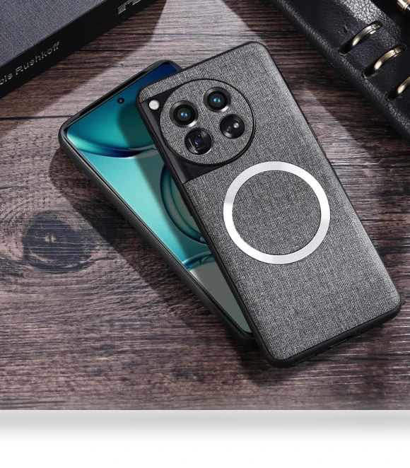 Magnetic Case TPU+Cloth Scratch Resistant Phone Cover — Phone Accessories, Smartwatch 2025