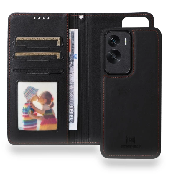 Magnetic Detachable PU Leather Phone Cover with Strap — Fitness Bands, Smartwatch 2025
